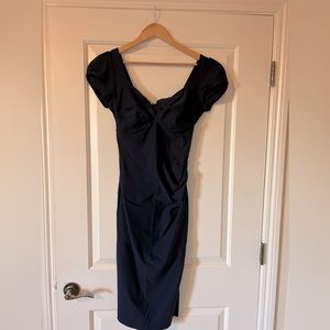 Navy blue pinup dress Brand: Stop staring size: Medium